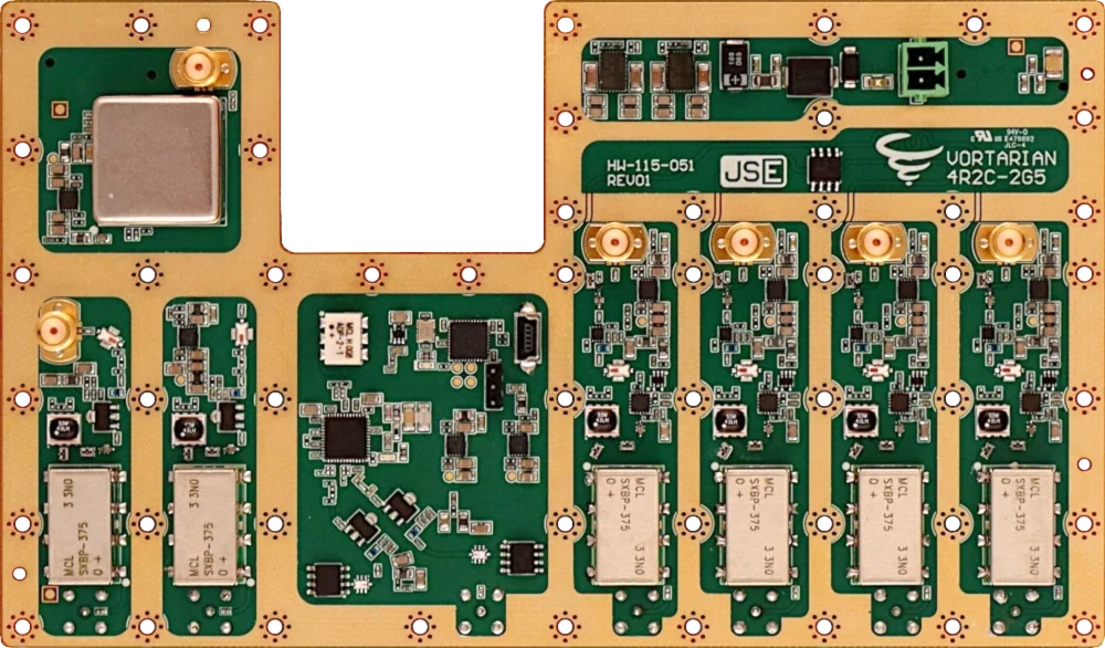 VORTARIAN-4R2C-2G5 2.4 GHz RF mezzanine front-end